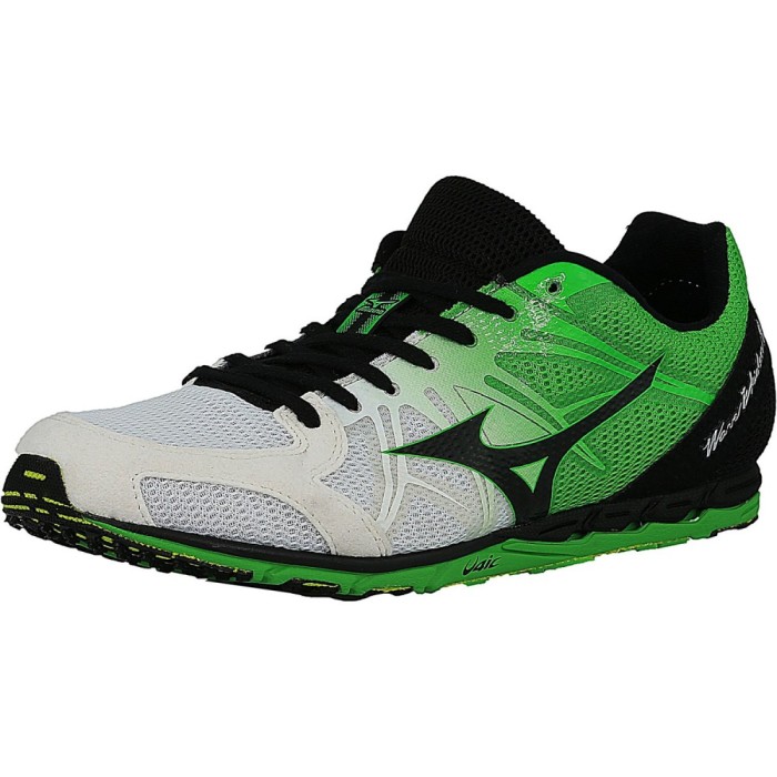 Mizuno barbati Wave Ekiden 9 White / Black Green Ankle-High Running Shoe foto mare Mizuno barbati Wave Ekiden 9 White / Black Green Ankle-High Running Shoe foto mare