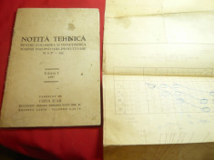 Notita Tehnica- pt folosirea Masinii Stropitoare-Prafuitoare MSP -8,0 -1957 Icar foto