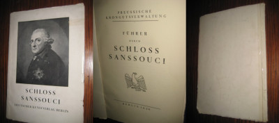 Condus prin Castelul Sanssouci- Album vechi-Berlin 1926-Editura de Arta. foto