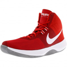 Nike barbati Air Precision University Red / White-Wolf Grey High-Top Basketball Shoe foto