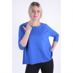 Bluza Vascoza Vero Moda Karis Iris 3/4 Albastru foto