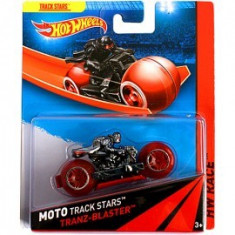 Tranz-Blaster cu motociclist - Hot Wheels foto