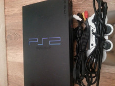 Playstation 2 ps 2 ps2 Sony modat + 1 joc de karate Mortal Komabat sau Takken 5 foto