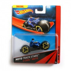 2 Cool Moto cu motociclist - Hot Wheels foto