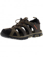 Hi-Tec barbati Cove Dark Chocolate / Burnt Orange Athletic Sandal foto