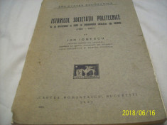 istoricul societatii politecnice-ion ionescu an 1927 foto