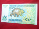 Bancnota 200 sum Uzbekistan 1997 cal.NC
