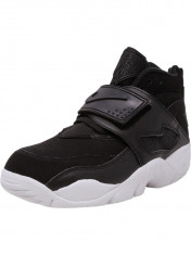 Nike barbati Air Diamond Turf Black / Black-White High-Top Fashion Sneaker foto