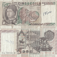 1982 (3 XI), 5.000 lire (P-105b.2) - Italia! (CRC: 40%)