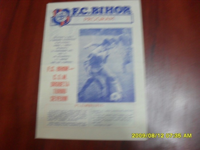 program FC Bihor - CSM Drobeta Tr. Severin