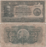 1938 (11 I), 50 escudos (P-75a.1) - Mozambic! (CRC: 98%)