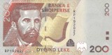 ALBANIA █ bancnota █ 200 Leke █ 2012 █ P-71b █ UNC █ necirculata