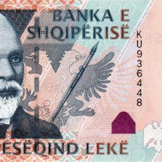 ALBANIA █ bancnota █ 500 Leke █ 2015 █ P-72b █ UNC █ necirculata