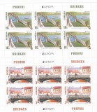 PODURI,EUROPA CEPT ,6 SERII IN BLOC,2018,NEUZAT,MNH,ROMANIA.