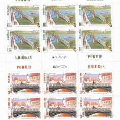 PODURI,EUROPA CEPT ,6 SERII IN BLOC,2018,NEUZAT,MNH,ROMANIA.