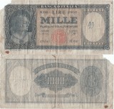 1961 (14 IX), 1.000 lire (P-88d) - Italia! (CRC: 67%)