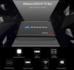 Tv box A95X r1 Android 6 Full Kodi 17.6 foto