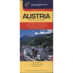 Harta rutiera Austria foto