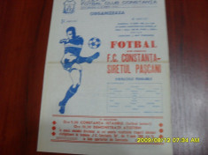 program FC Constanta - Siretul Pascani foto
