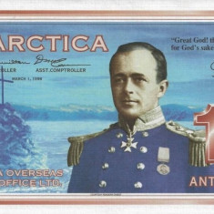 ANTARCTICA █ bancnota █ 10 Dollars █ 1996 █ UNC █ necirculata █