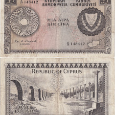 1961 (1 XII), 1 pound (P-39a) - Cipru! (CRC: 85%)