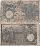 1915 (17 VI), 5 lire (P-23d) - Italia! (CRC: 65%)