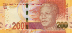 AFRICA DE SUD ? bancnota ? 200 Rand ? 2016 ? P-142b ? UNC ? necirculata foto