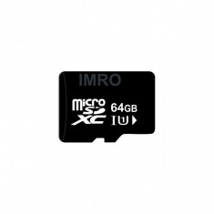 Card de Memorie MicroSD Imro 64 GB Clasa 10 Adaptor SD foto