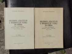 Bibliografia localitatilor si monumentelor feudale din Romania 2 volume - Nicolae Stoicescu foto