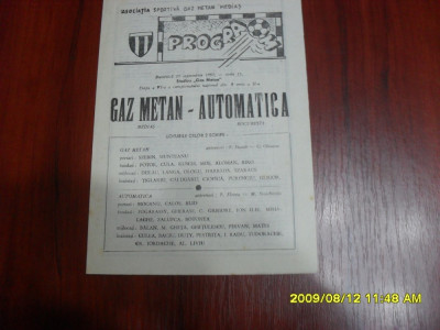 program Gaz M. Medias - Automatica Buc. foto
