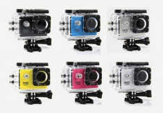 Sport Action Camera SJ4000 Subacvatica HD 720p, 8MP, unghi 140?, 29 Accesorii foto