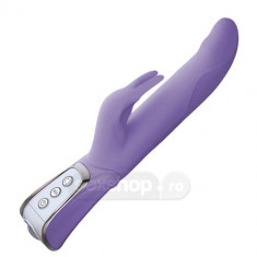 Vibratoare iepuras - Vibe Therapy Incantare Iepuras Vibrator din Silicon cu 7 Functii foto