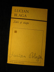 Zari si etape - Lucian Blaga foto