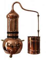 Cazan cu Coloana Distilare Uleiuri Esentiale, Bauturi Aromatice, 60 Litri foto