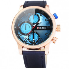 Ceas barbati Curren, casual BLUE M8170BLM foto