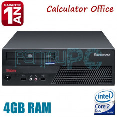 SUPER OFERTA! Calculator office / birou LENOVO E8400 4GB RAM 160GB GARANTIE 1 AN foto