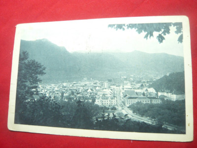 Ilustrata - Panorama Brasov -circulat 1921 foto