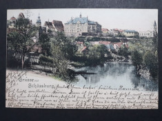 SIGHISOARA - ANUL 1900 - CLASICA - CIRCULATA SIGHISOARA - BRASOV foto