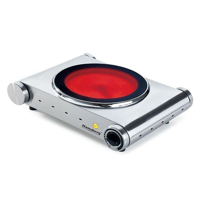 Plita vitroceramica Hausberg, 1500 W, 1 arzator HB-521 foto mare Plita vitroceramica Hausberg, 1500 W, 1 arzator HB-521 foto mare
