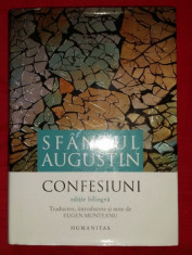 Sf. Augustin - CONFESIUNI Ed. bilingva latina romana cartonata cu supracoperta foto