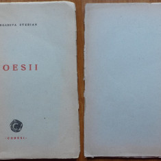 Margareta Sterian , Poesii , 1945 , editia 1 cu autograf , exemplar 85 / 350