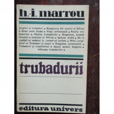 TRUBADURII - H.I. MARROU foto