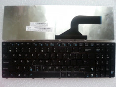 Tastatura Laptop Asus Seria N N70 Neagra Us/Uk foto