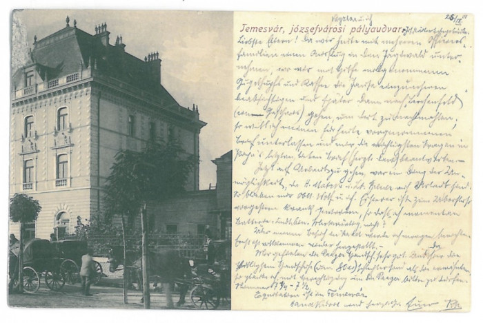 3720 - TIMISOARA, Romania, litho - old postcard - used - 1901