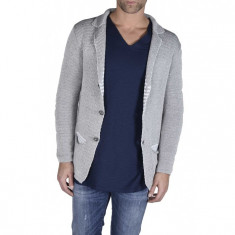 Cardigan Barbati Absolut joy Gri 85153 foto