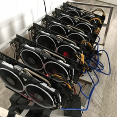 Vand Rig Mining cu 6*RX580 8GB (188MH/s stabil) foto