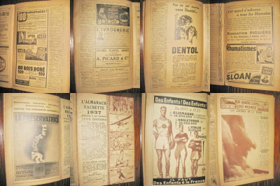 Almanah Hachette 1937-Mica enciclopedie populara a vietii practice. foto