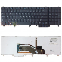 Tastatura noua originala Dell Precision M2800 M4600 M4800 M6600 cu iluminare US neagra foto