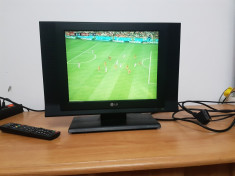 Tv LG 40 cm 15inch lcd Televizor MONITOR cu telecomanda foto
