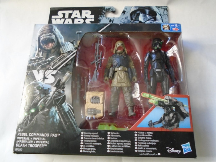 bnk jc Star Wars Rogue One - Pao + Death Trooper - nou - cutie sigilata - Hasbro